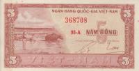 p13a from Vietnam, South: 5 Dong from 1955